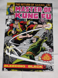 Shang Chi, Master of Kung Fu Bleeding Black#1 comic book