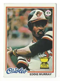 1978 Topps Baseball #36 Eddie Murray Rookie Card Baltimore