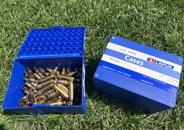 LAPUA 260 Rem Cases - Unfired  in Fishing, Camping & Outdoors in Lloydminster - Image 3
