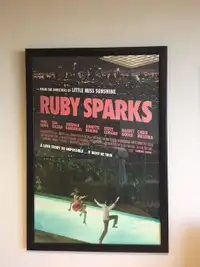 Framed "Ruby Sparks" Movie Poster