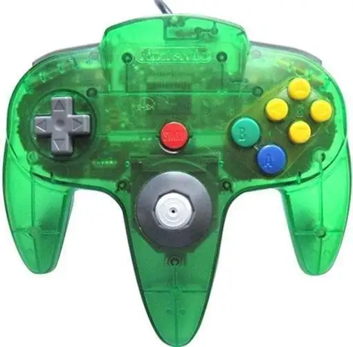 Great Condition Jungle Green Controller N64 Nintendo 64 $99 in Older Generation in City of Montréal - Image 2