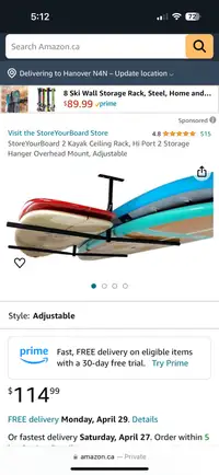 Kayak / Paddle Board Holder