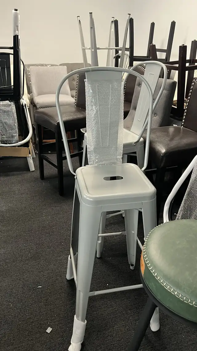 Metal bar Stool bar chair Kitchen Industrial  in Chairs & Recliners in Markham / York Region - Image 4