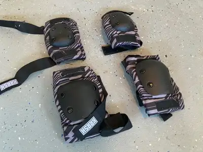 Cycling, Stakeboarding, or Scootering - Elbow Pads and Knee Pads, View more