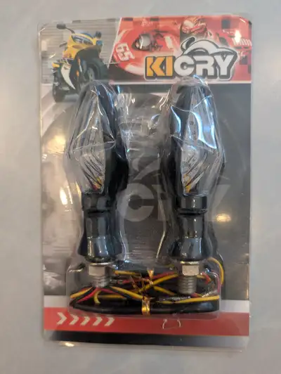 Turn Signal Indicator Motorcycle LED Lights - Color: Clean - Waterproof - New - Located in Markham,...