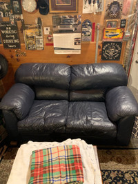 Leather couch palliser 