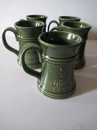 Alexander Keith's Beer Stein Mugs 5-1/2 Inches Tall ( All New )