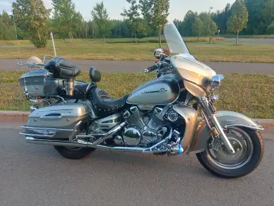 This was a special order bike when purchased, Silverado Edition Classic. V4, liquid cooled, shaft dr...
