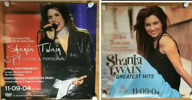 Shania Twain Manchester England 40"x60" Poster for UP! Tour-2004 in Arts & Collectibles in City of Toronto - Image 8