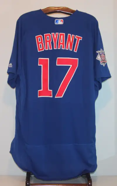 MAJESTIC FLEX BASE KRIS BRYANT CHICAGO CUBS ALTERNATE JERSEY 52, View more