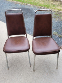 Vintage Vinyl Dinning Chairs