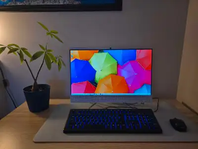HP 22" All-in-One Desktop Bundle for Sale, View more