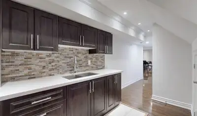 Bright & Spacious 1+1 Basement Apartment for rent in Woodbridge. Huge living room and lot of work of...