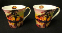 McIntosh TOM THOMSON  "Jack Pine" GROUP OF SEVEN  MUGS -SET OF 2