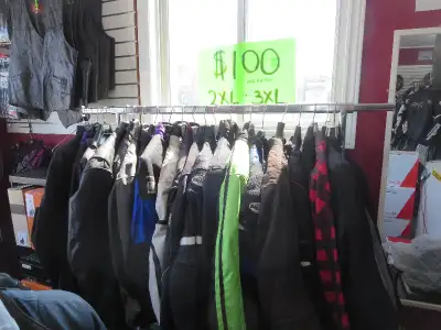 Lots Of Big Size Motorcycle Jackets New Used - RE-GEAR Oshawa, View more