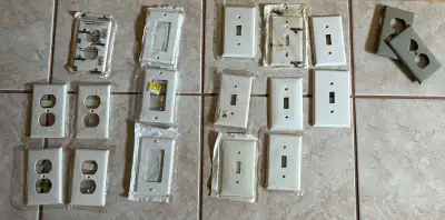 Electrical wall switch cover plates (new), View more
