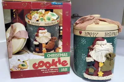 Christmas Santa Claus Cookie Jar, View more