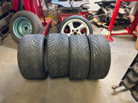 225/40ZR18 & 285/30ZR18 tire set