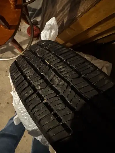 4 virtually brand new summer tires. Only ran them for 1/4 a season from the store. Car broke down th...