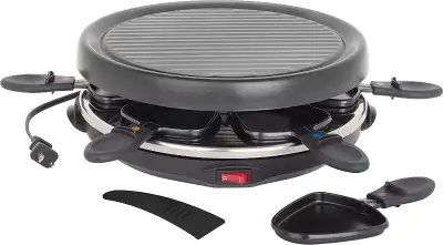 A oval party grill set features a multi-tier electric cooker. Still in box. Was $60 now on sale for...
