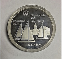 1976 Olympic Kingston and Sail coin