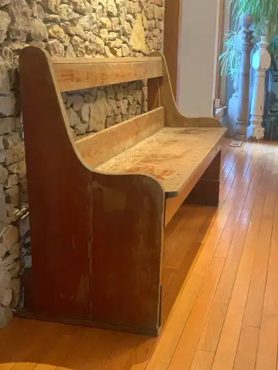 Vintage Church Pew, View more