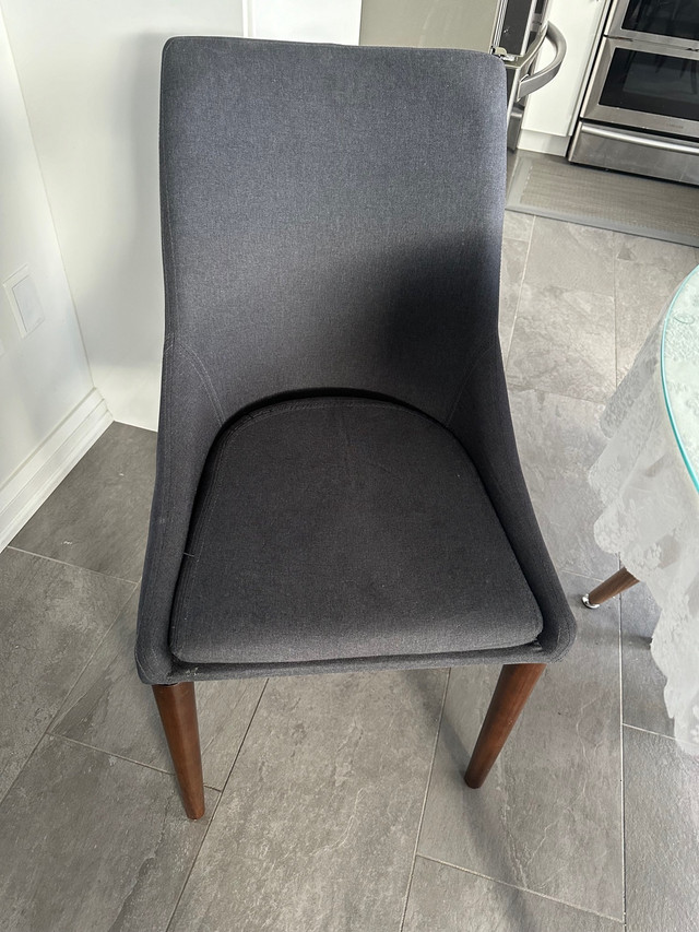 Costco grey dinning Chair in Dining Tables & Sets in Oakville / Halton Region
