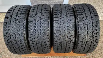 I have for sale an excellent set of 215/55R/17 Bridgestone Blizzak WS90 winter tires. Tread depth me...