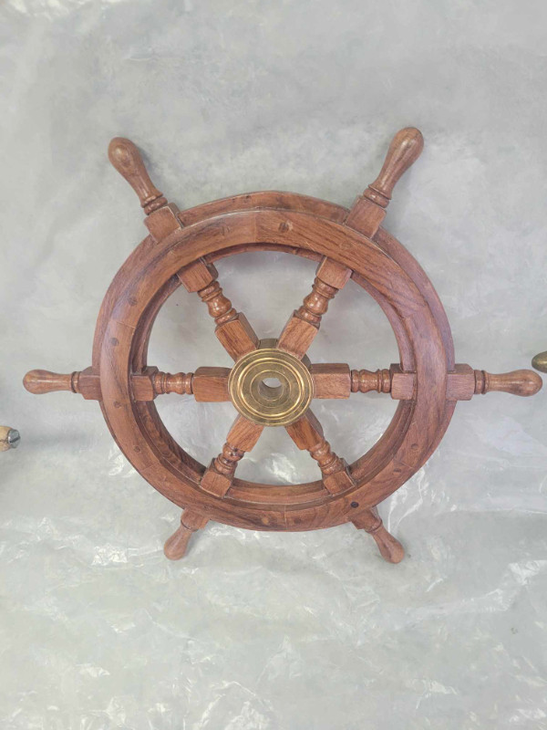 SHIP'S WHEELS FROM SMALL SAILBOAT in Other in Saint John - Image 2