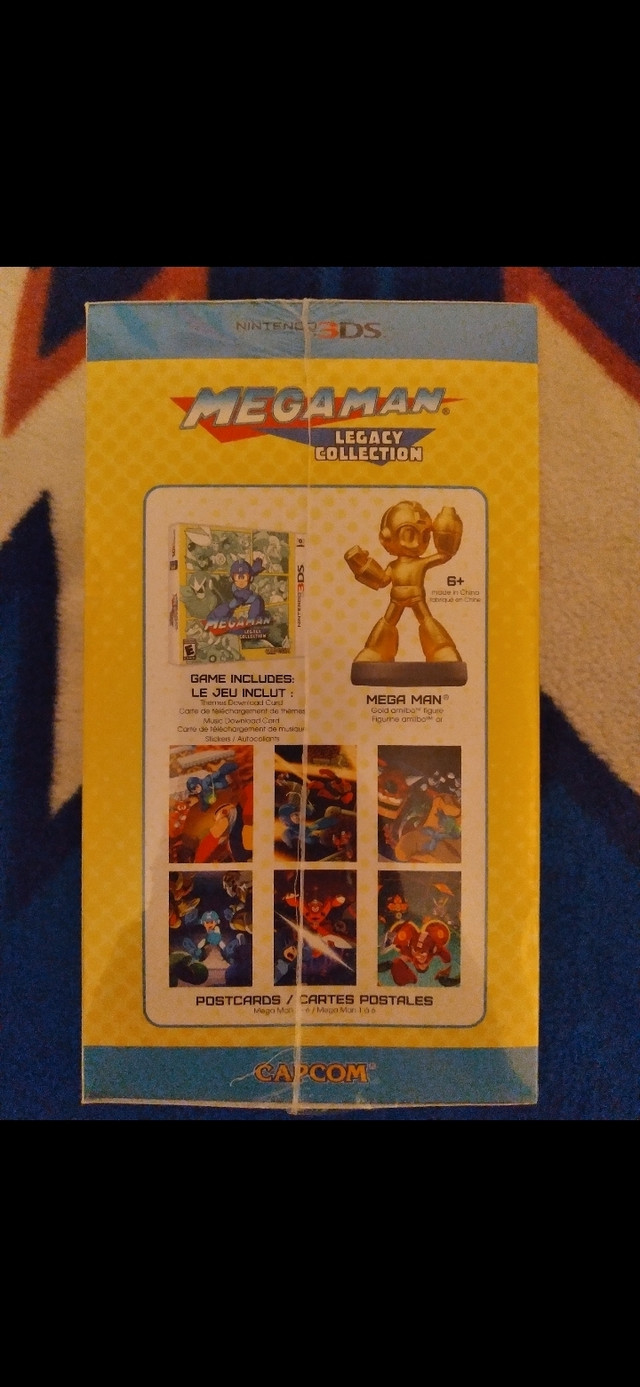 Megaman Legacy Collection & Gold Megaman amiibo in Nintendo DS in Winnipeg - Image 3