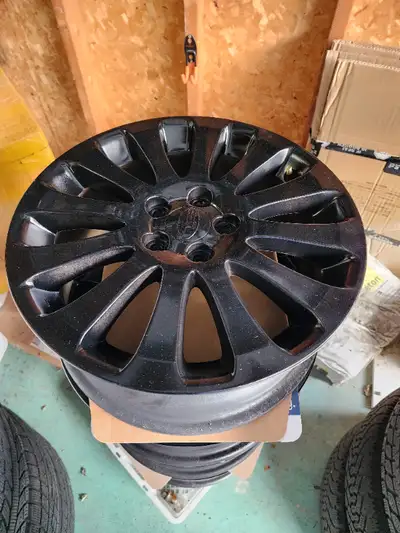 Off an impreza. It's your responsibility to confirm fitment. All rims are similar to the first pictu...