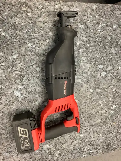 Snap on Sawzall with Battery and Charger-PJP, View more