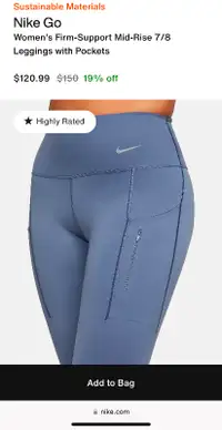New Nike Leggings- Nike Go-leggings with pockets