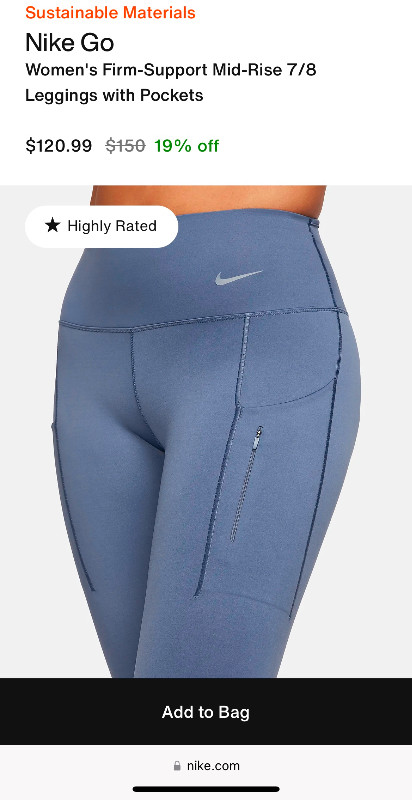 New Nike Leggings- Nike Go-leggings with pockets in Women's - Bottoms in Charlottetown