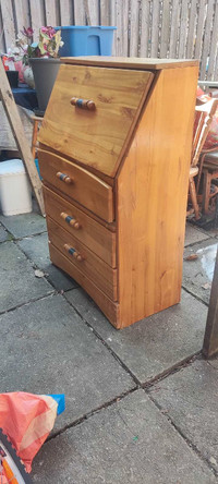 All solid wood 4 drawer cabinet