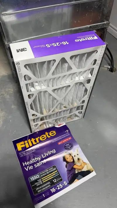3M Filtrete Furnace Filter 16x25x5" - Brand New, View more