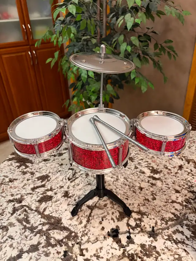Desktop/Tabletop Drum Set - Playable in Drums & Percussion in Saskatoon - Image 3
