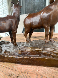 Longhorn Family Sculpture