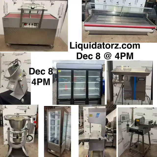 RESTAURANT EQUIPMENT ONLINE AUCTION DEC 8TH@4PM@LIQUIDATORZ.COM in Industrial Kitchen Supplies in City of Toronto - Image 3
