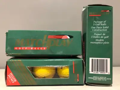 Matchplay Golf Balls - 6 NEW yellow golf balls - all for $10, View more