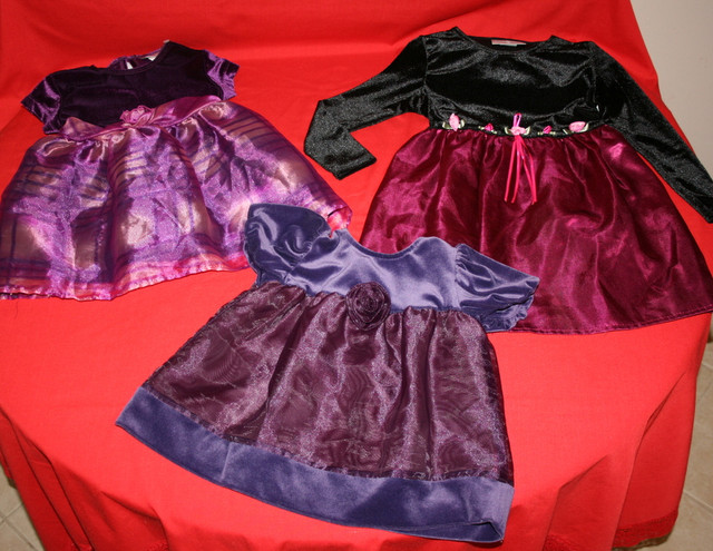 3 Fancy Girls Dresses $5.00 dans Enfants et jeunesse  à Région de Windsor - Image 3