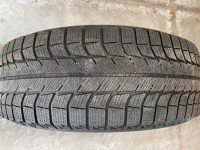 4 Michelin Snow Tires 265/70R17 with Black Rims