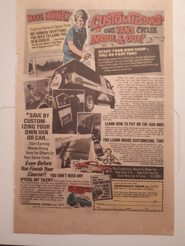 VINTAGE 70S ADVERTISING - VARIOUS AD PAGES FROM COMIC  BOOKS in Arts & Collectibles in Annapolis Valley - Image 4