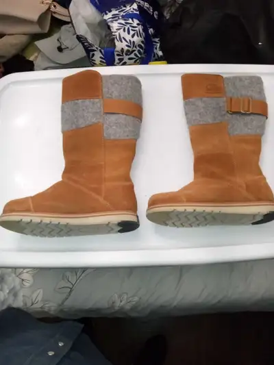 Sorel Women's Suede Tall Boots - Size 8, View more