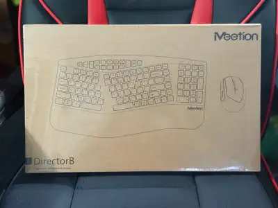 MEETION 2025 Upgrade Ergonomic Keyboard and Mouse, Multi-Device, View more