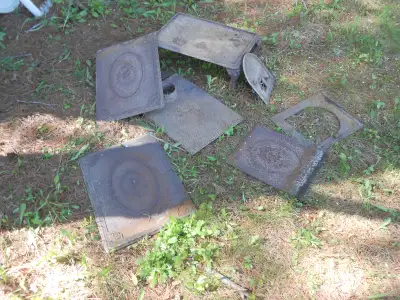 collapsible CAST IRON WOOD STOVE, View more