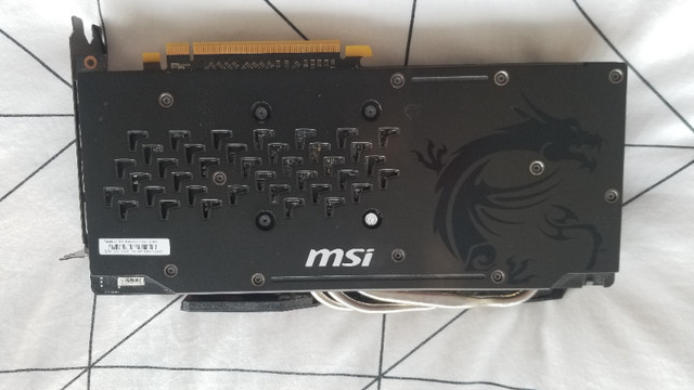 MSI RX480 Graphics Card (GPU) in System Components in City of Toronto - Image 2