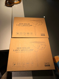 LED Solar Lawn Spotlamp