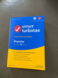 New, never used TurboTax Premier