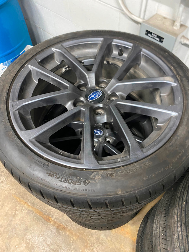 4 Subaru WRX oem wheels 245/40/18 in Tires & Rims in Bedford
